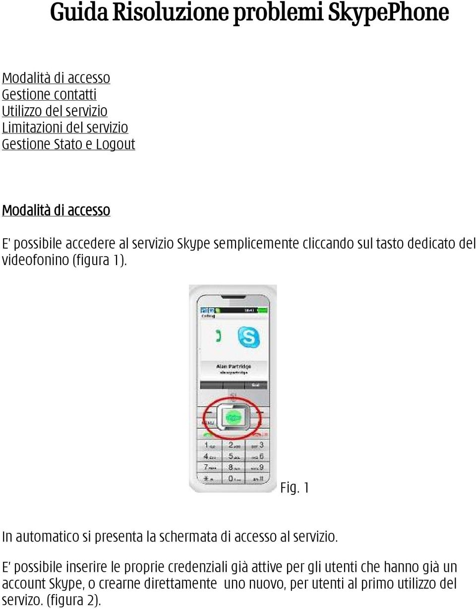 (figura 1). Fig. 1 In automatico si presenta la schermata di accesso al servizio.