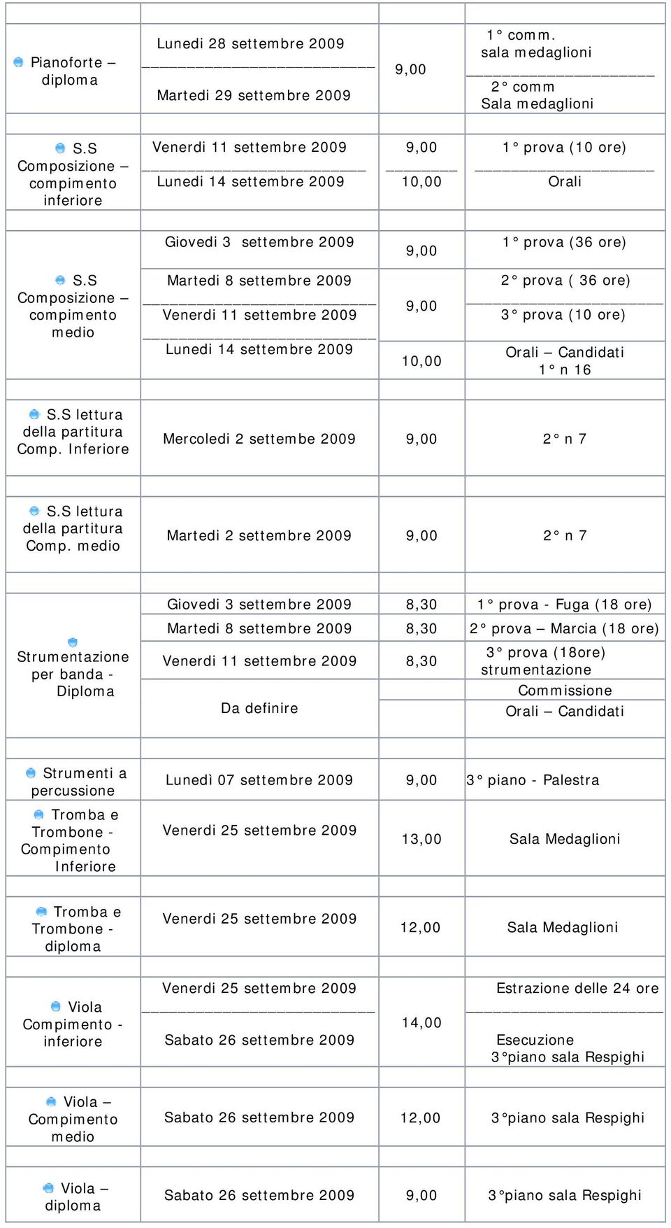 Mercoledi 2 settembe 2009 2 n 7 S.