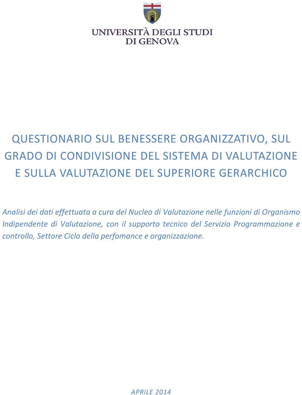 Valutazione nelle funzioni di Organismo Indipendente di Valutazione, con il supporto tecnico