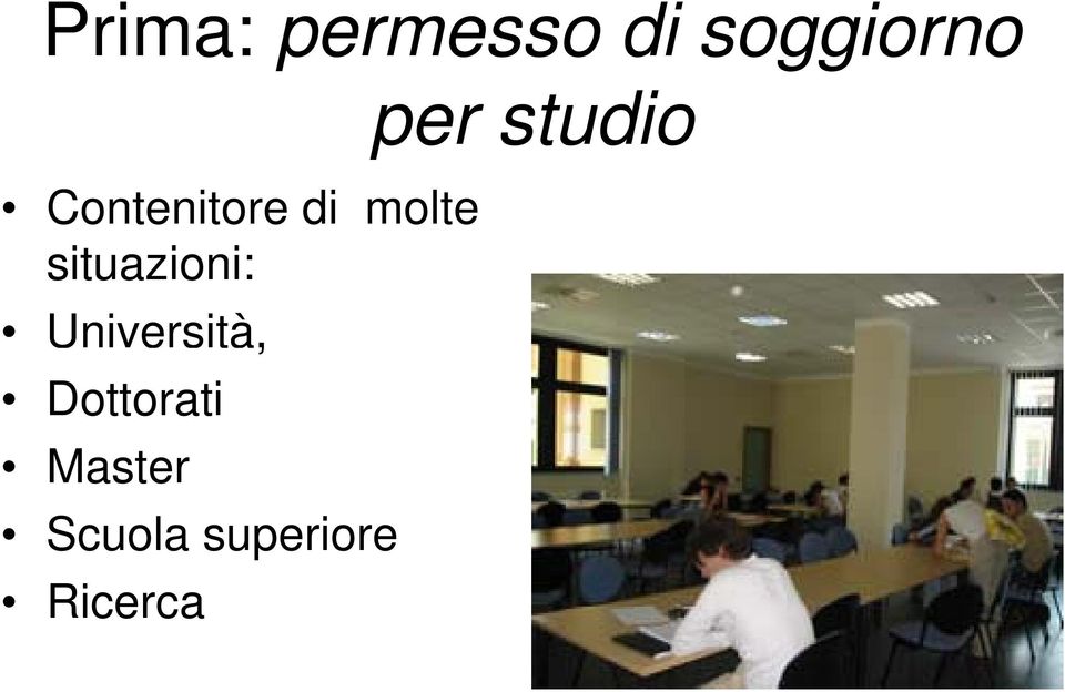 situazioni: Università,