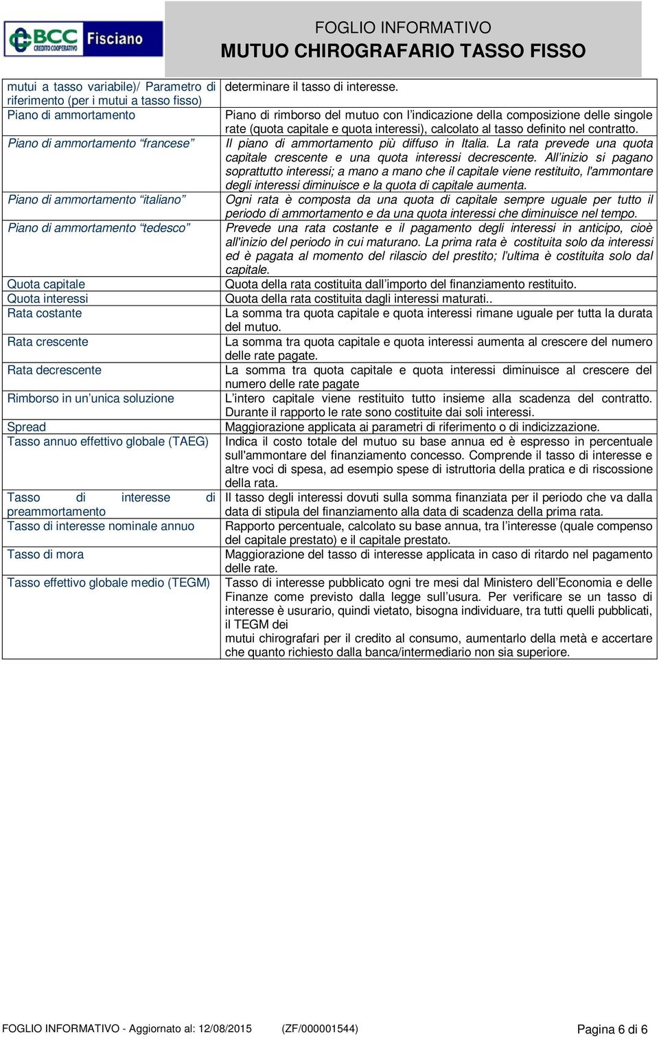 interesse nominale annuo Tasso di mora Tasso effettivo globale medio (TEGM) determinare il tasso di interesse.