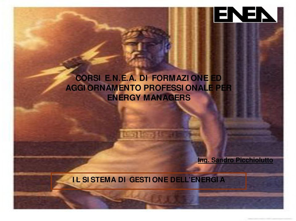 PROFESSIONALE PER ENERGY MANAGERS