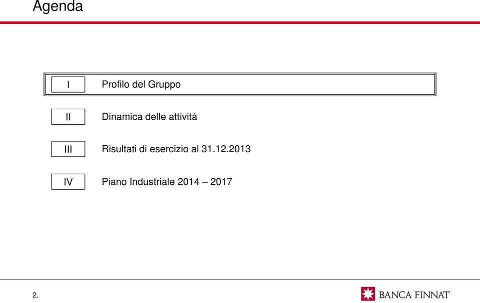 Risultati di esercizio al 31.12.