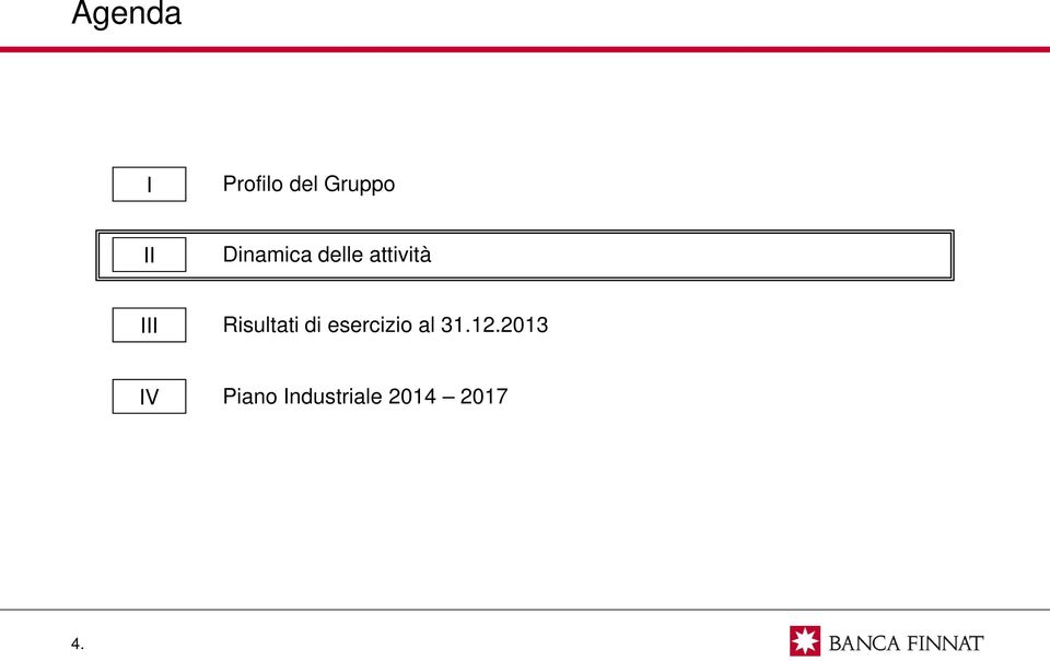 Risultati di esercizio al 31.12.