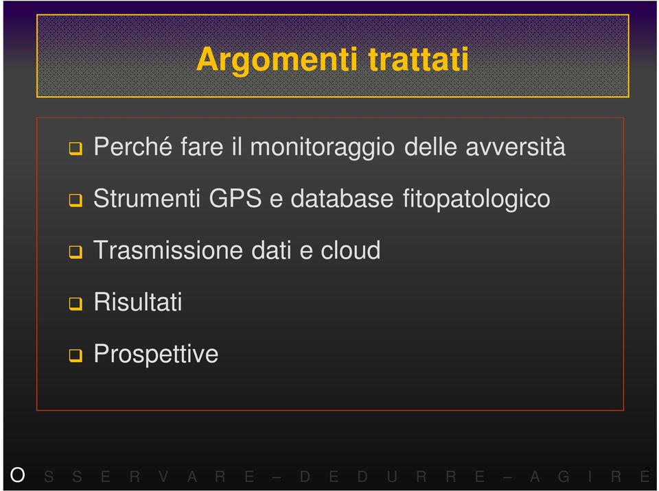 fitopatologico Trasmissione dati e cloud