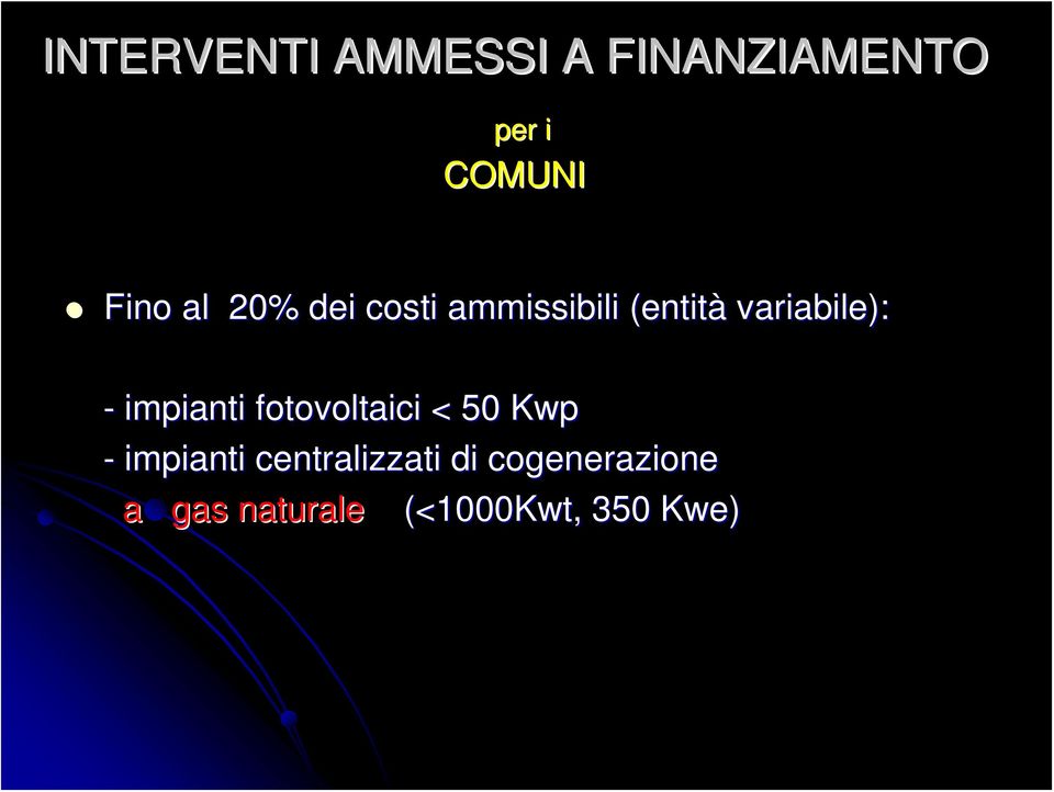 impianti fotovoltaici < 50 Kwp - impianti