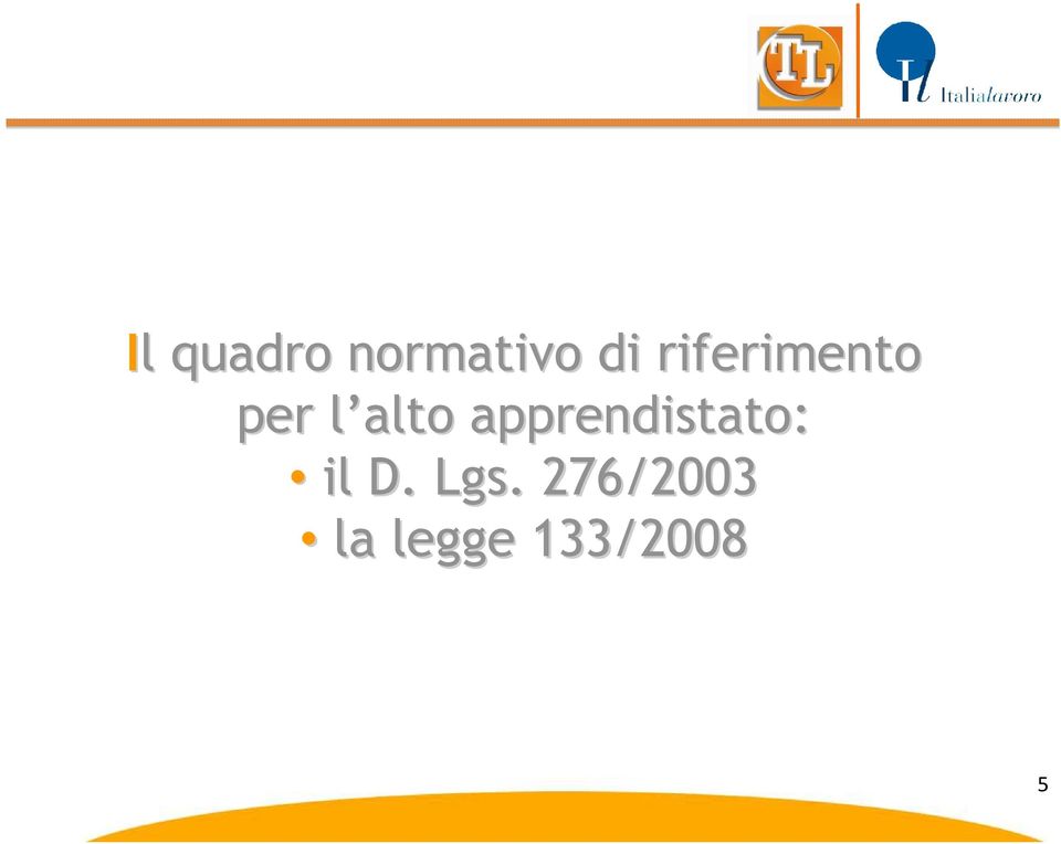 apprendistato: il D. Lgs.