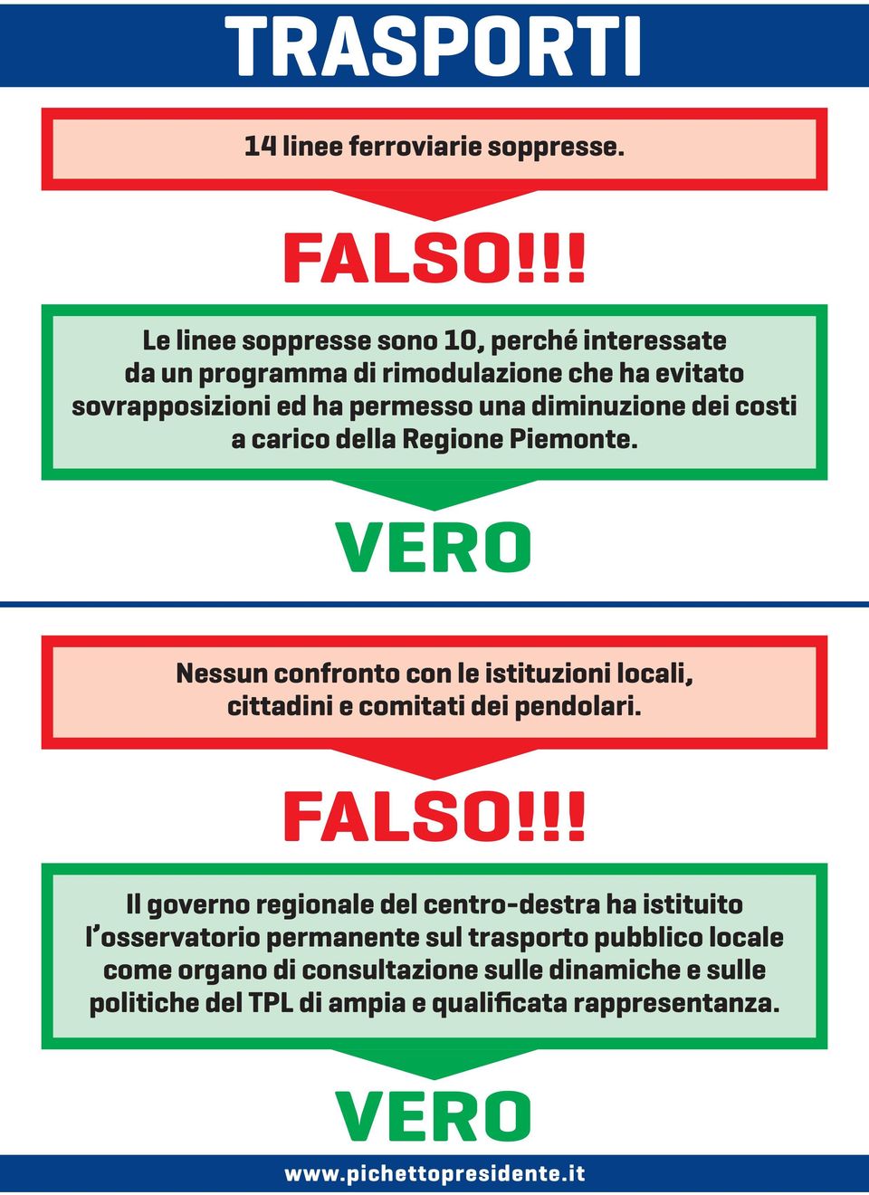 diminuzione dei costi a carico della Regione Piemonte.