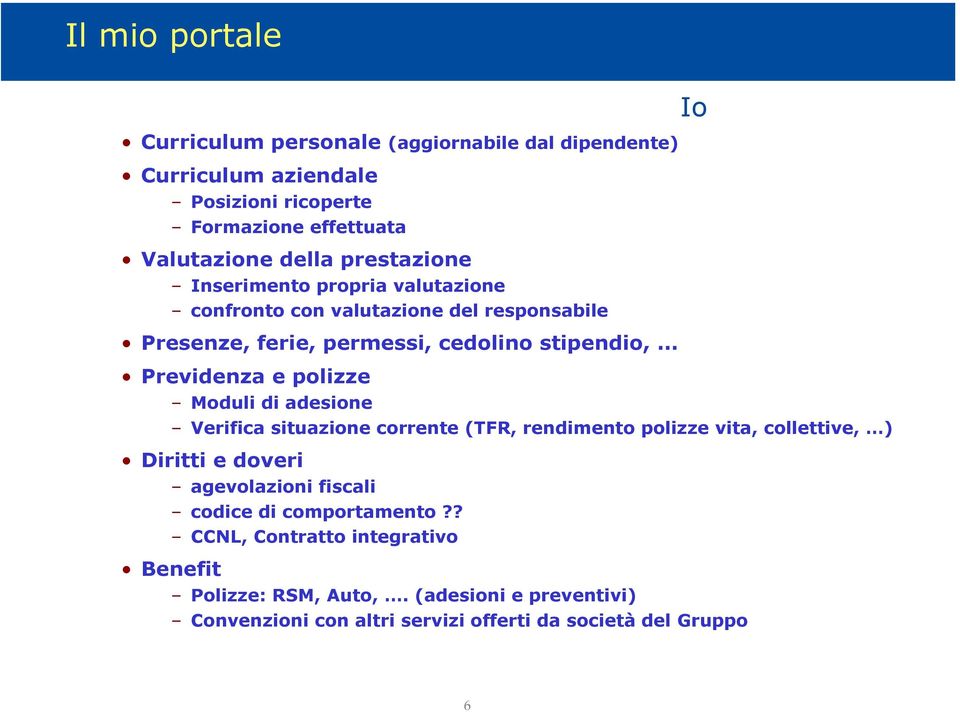 Moduli di adesione Verifica situazione corrente (TFR, rendimento polizze vita, collettive, ) Diritti e doveri agevolazioni fiscali codice di