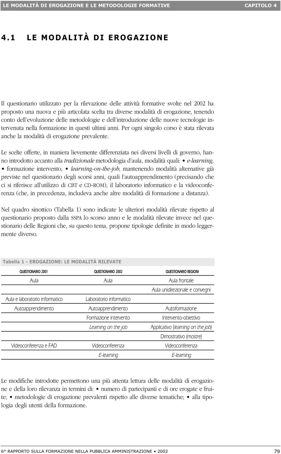 tenendo conto dell evoluzione delle metodologie e dell introduzione delle nuove tecnologie intervenuta nella formazione in questi ultimi anni.