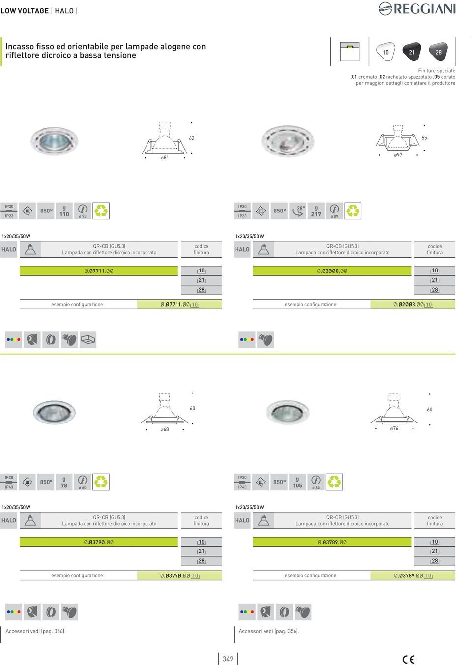 23,00 Ø.Ø2ØØ8.ØØ 10 esempio confiurazione Ø.Ø2ØØ8.ØØ 10 I prezzi si intendono comprensivi di: apparecchio,. 60 60 ø68 ø76 78 ø 60 105 ø 65 8,00 Ø.Ø379Ø.