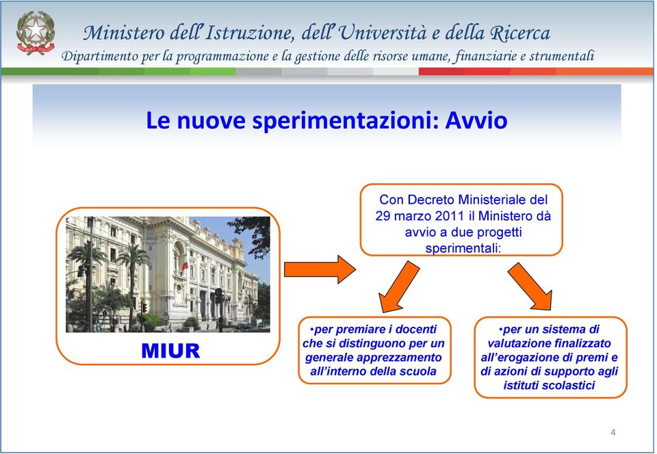 distinguono per un generale apprezzamento all interno della scuola per un sistema di