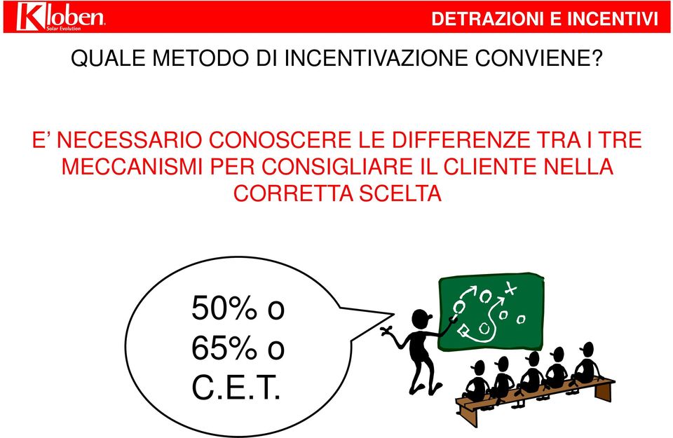 I TRE MECCANISMI PER CONSIGLIARE IL