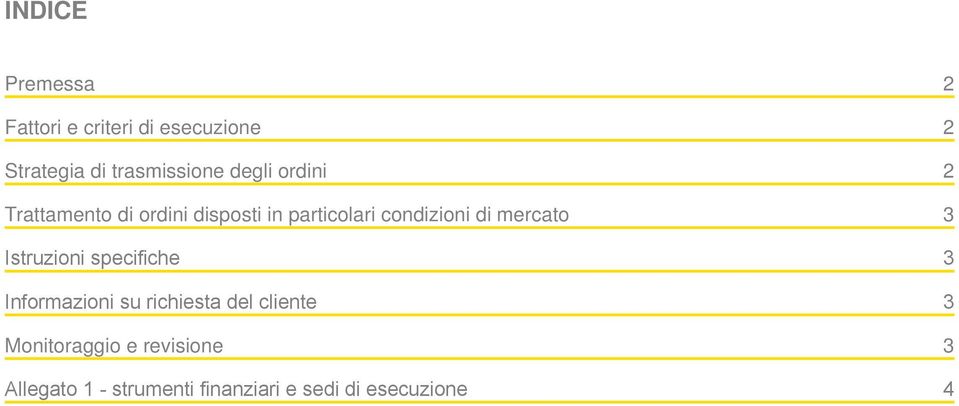 mercato 3 Istruzioni specifiche 3 Informazioni su richiesta del cliente 3