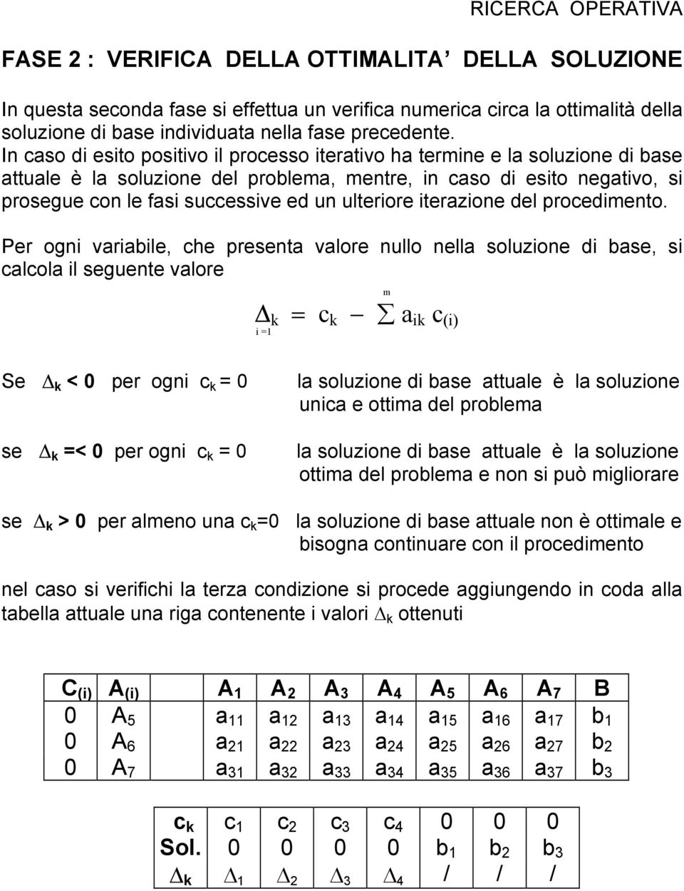 ulteriore iterazione del procedimento.