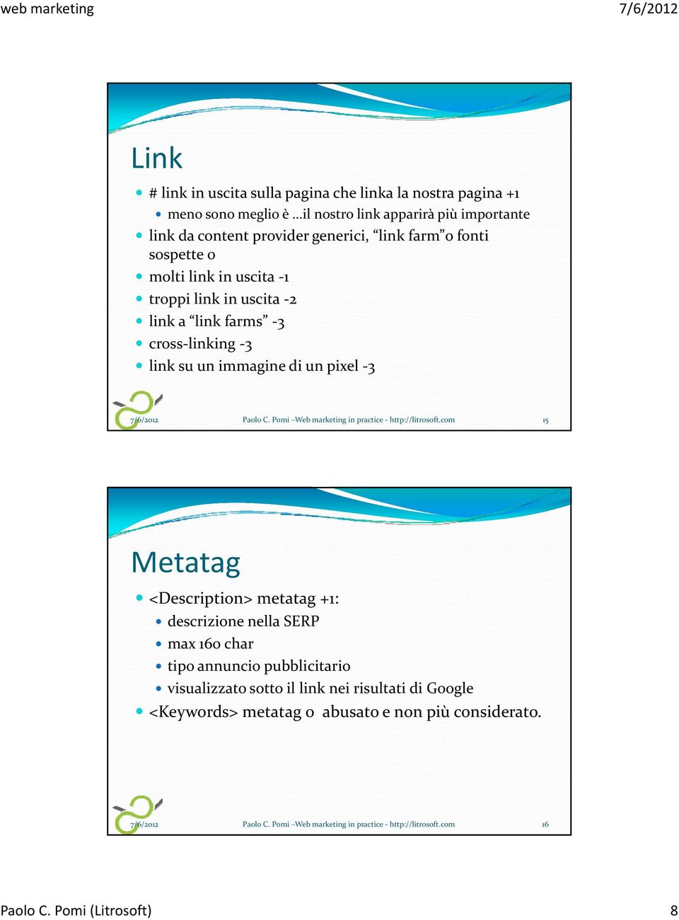 Pomi Web marketing in practice - http://litrosoft.