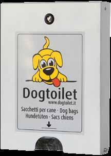 Dogtoilet Pickobello: un set per tutte le situazioni. art. n. 004 antracite art. n. 0023 alluminio art. n. 0024 bianco art.