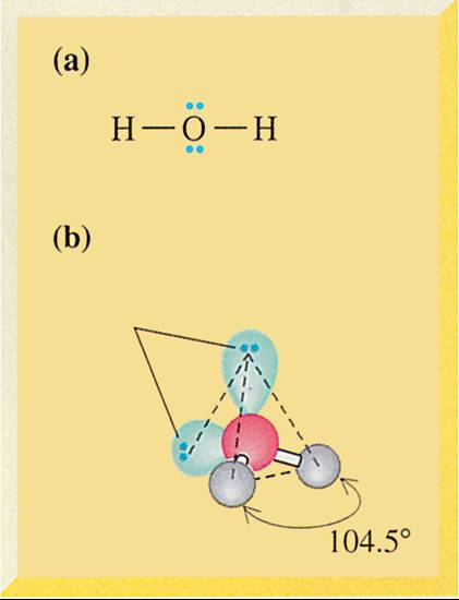 Angoli di legame e forma delle molecole coppie di elettroni non condivisi Metano Ammoniaca Acqua Hanno una geometria