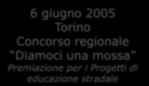 6 giugno 2005 Torino Concorso regionale Diamoci una