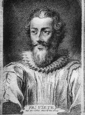 Il Cinquecento in Francia François Viète (1540 1603) fu un avvocato, un politico e un matematico