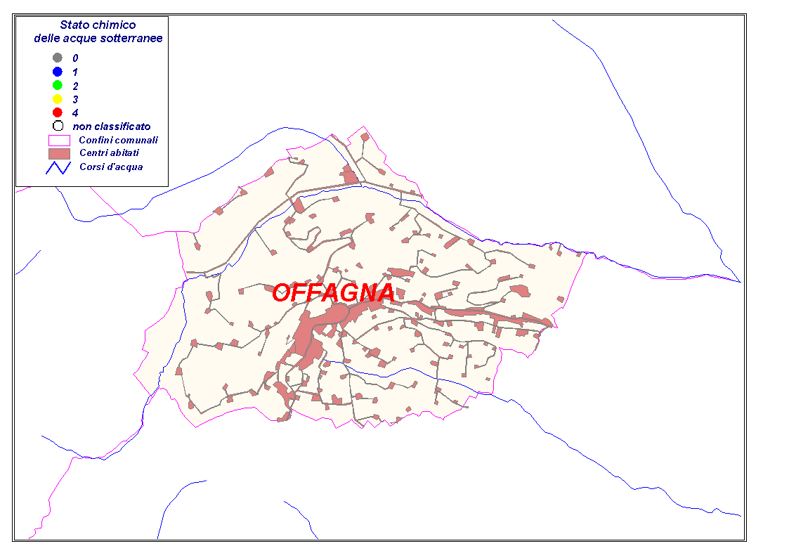 Comune di OFFAGNA Codice Comune 4033 Pozzi e sorgenti Codice località tipo classificazione importanza N prese Classificazione ai sensi del D.