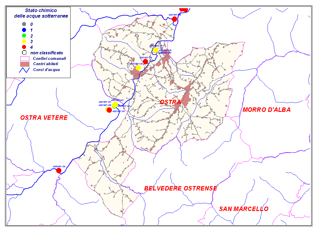 Comune di OSTRA Codice Comune 4035 Pozzi e sorgenti Codice località tipo classificazione importanza N prese 403507139 pozzo Veschi Ghiretto Ostra p 4 Stagionale 1 403507138 pozzo Riccardi Pianello p