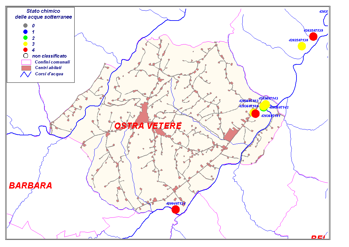Comune di Codice Comune 4036 OSTRA VETERE Pozzi e sorgenti Codice località tipo classificazione importanza N prese 4036pozzo pozzo Ponte della pietra di Arcevia p 1 403607194 pozzo Acquasanta di