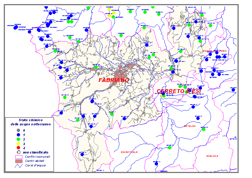 Comune di FABRIANO Codice Comune 4017 Pozzi e sorgenti Codice località tipo classificazione importanza N prese 401706108 sorgente S.