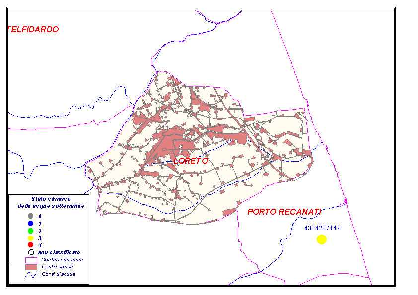 Comune di LORETO Codice Comune 40 Pozzi e sorgenti Codice località tipo classificazione importanza N prese 40pozzi Recanati 5 1 Classificazione ai sensi del D.