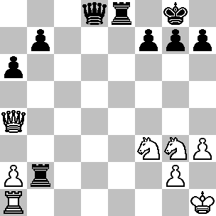 Se il B. ritardasse la mossa Ae3-h6, giocando per esempio 36.axb4, allora 36...a3 offrirebbe al N. reali possibilità di controgioco. Dopo l errore di Averbach, il compito del B. si semplifica. 36.Txf6 Cg4 37.