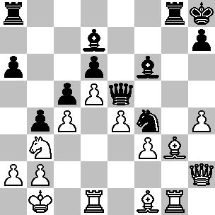Il primo anello del piano di blocco approntato da Gligoric: egli induce un pedone bianco a portarsi in e4, pedone che rimarrà lì sino alla fine della partita, ostacolando qualsiasi tentativo del