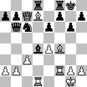 Il B. può scegliere quale torre catturare. Se Stahlberg avesse giocato 42.Axf7, una possibile continuazione poteva essere 42...Txd1 43.Ah5 Ta1 44.Cxd6 Cxd5 45.Cb7 e4 46.Cxc5 e3 47.Cg2 e2 48.