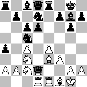 TRENTESIMO TURNO 204. Averbach-Geller Est Indiana 206. Taimanov-Reshevsky Est Indiana 1.d4 Cf6 2.c4 d6 3.Cf3 g6 4.Cc3 Ag7 5.e4 0-0 6.Ae2 Cbd7 7.0-0 e5 8.Te1 exd4 9.Cxd4 Cc5 10.Af1 Te8 11.f3 Cfd7 12.