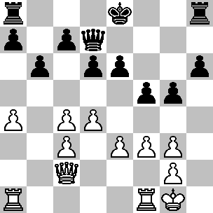 34...Axb8 35.Ca4 Ad6 36.Af2 Rf7 37.Re3 Cc7 38.Rxd3 Ca6 39.Re4 f5+ 40.Rf3 e6 41.Cb6 Patta 14. Gligoric-Taimanov Nimzoindiana 1.d4 Cf6 2.c4 e6 3.Cc3 Ab4 4.