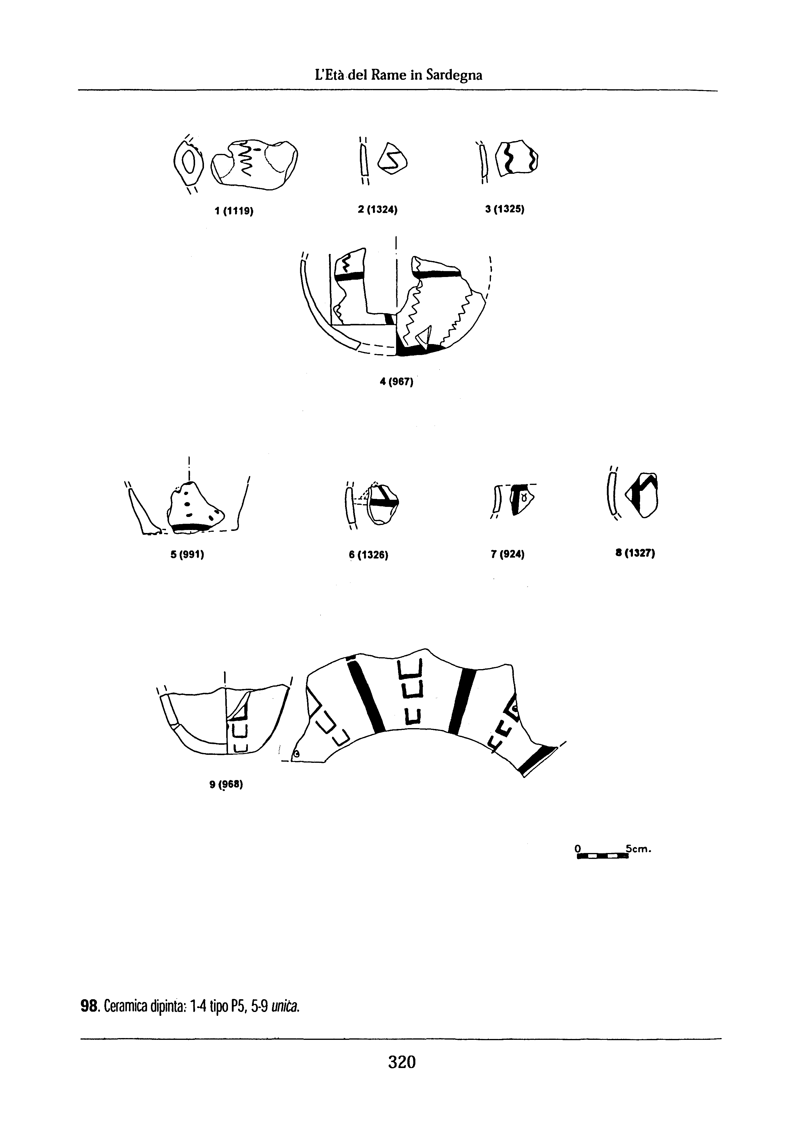 L'Età del Rame in Sardegna 1 (1119) 2 (1324) 3 (1325) 4(967) '~(lp-j ~e il-p; l Q~ 5 (991) 6