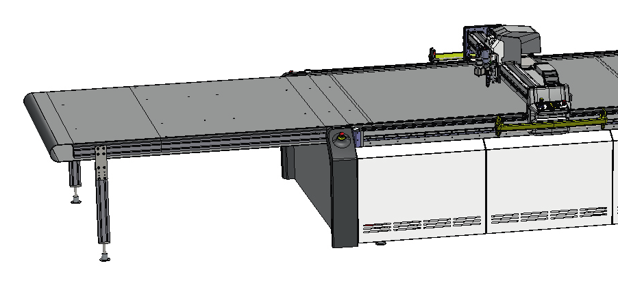 UN FUORICLASSE NEL TAGLIO PREMIUMCUT Visualizzazione. Software dedicato con sistema di proiezione laser per il taglio pelle. Matching modelli.