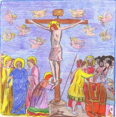 Gesù crocifisso Questa immagine è inserita fra gli stupendi affreschi nella Cappella degli Scrovegni a Padova, consacrata nel 1305.