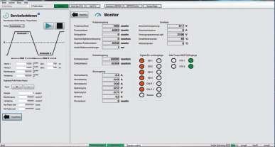 Software MotionGUI L interfaccia utente grafica MotionGUI facilita la messa in servizio del sistema di azionamento.