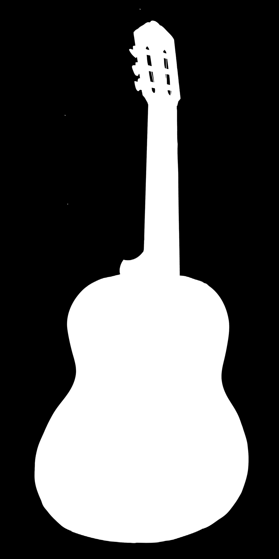 Conoscere lo strumento Modello di chitarra classica Pirolo Meccanica Tasto Paletta Capotasto Manico Barretta Tacco Cantino (1 a corda) Fascia Fondo Buca Tavola armonica Ponticello Le corde della