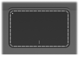 Componenti Componenti della parte superiore TouchPad Componente TouchPad Funzione Consente di spostare il puntatore e di selezionare e attivare gli elementi sullo schermo.