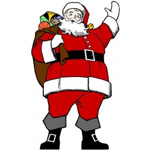 In conformità a quanto scritto dagli Elfi, Babbo Natale decide i regali da consegnare a tutti i bambini buoni a Natale.