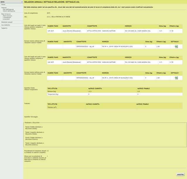 Figura 16 Dettaglio ASL 11.3.