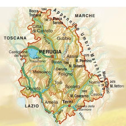 L eccellenze su territorio La regione Umbria oltre ad un importate patrimonio culturale, artistico e enogastronomico detiene anche altri comparti di eccellenza.