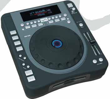CDJ 111 Lettore CD per DJ Utilizza i normali CD musicali sia da 12cm che da 8cm permettendo di variarne la velocità di riproduzione (+/-16%).