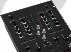 MX 3180 Mixer stereo Apparecchio estremamente versatile a 3 canali e 6 ingressi in grado di soddisfare il DJ più esigente.