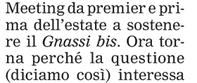 Estratto da pag.: 1,5 Sezione: POLITICA LOCALE Tiratura: n.d. Diffusione: n.