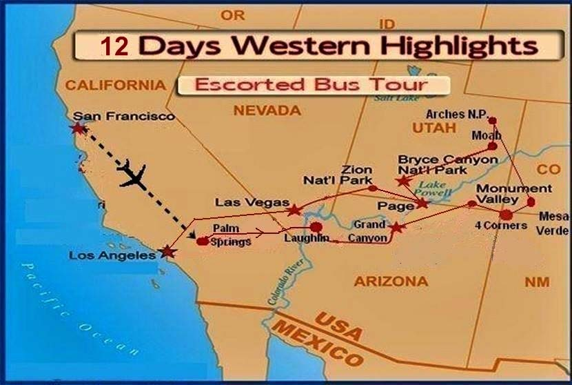 AMBROSIANA VIAGGI PRESENTA 3 Tour Gruppo Culture e Paesi lontani Sulle orme dei Pionieri del West. Il fantastico Sud Ovest degli U.S.A. e i suoi Parchi California Arizona New