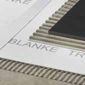 Sistemi e componenti per piavimenti 0,9 mm Piastrella Collante per piastrelle Blanke SECUMAT Collante per piastrelle Blanke SECUMAT La guaina Blanke SECUMAT è prodotta in tessuto-non-tessuto a doppio