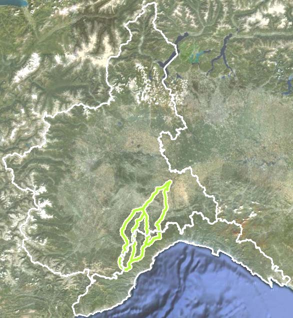 L esperienza della Valle Bormida 2 Regioni 4 Province 109 Comuni Superficie: 2361,89 Km2