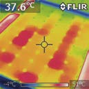 - Test a infrarossi con termocamera Fornisce immagini termiche.